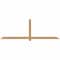 Ekena Millwork Eugene Smooth Timber Gable Bracket, Western Red Cedar, 96"W x 32"H x 3 1/2"D x 3 1/2"F, 8/12 Pitch GBW096X32X0404EUG00SWR - alternate 1